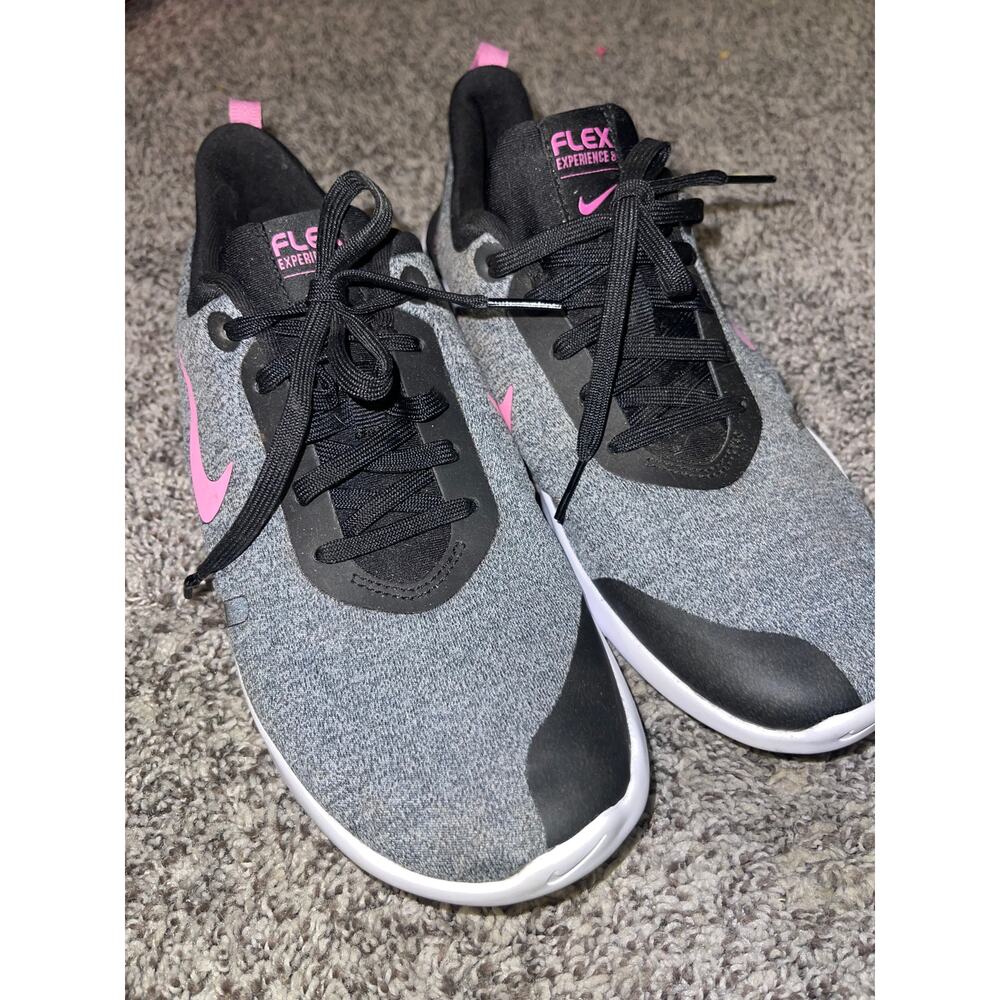 Nike Flex Experience Run 8 Grey & Pink Sneakers - Picture 5 of 5